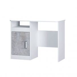 Стол письменный Паскаль (белый/цемент светлый) | фото